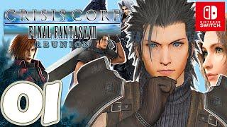 CRISIS CORE FINAL FANTASY VII REUNION Switch Gameplay Walkthrough Part 1 Prologue  No Commentary