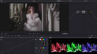 davinci resolve - процесс работы color grading cross process