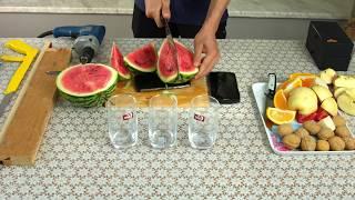 ZOJI Z7 Shockproof Test by Cutting Fruits