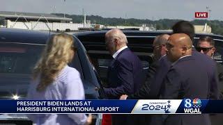 Joe Biden First Lady Dr. Jill Biden get in presidential limo at HIA