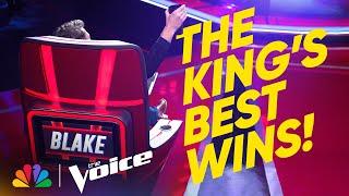 Every Time Blake Shelton Won The Voice  NBC