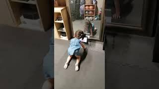 Little Girl Stretching #streching #littlegirl #cute  #viral #trending #fitness #health