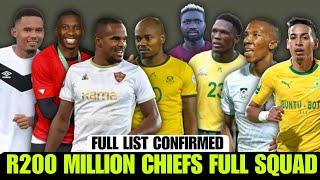 Kaizer Chiefs R200 MILLION Shopping List  Full Transfer Targets For Next Season