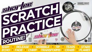 DJ SCRATCH PRACTICE ROUTINE  12+ Scratch Techniques  Q&A Scratch Drill Improve Your Scratching