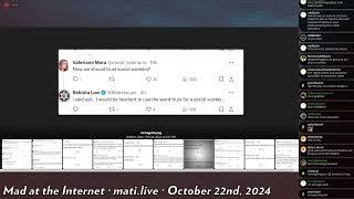 Rekieta returns to twitter - Mad at the Internet October 22 2024