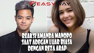 Reaksi Amanda Manopo Saat Adegan Luar Biasa dengan Reza Arap