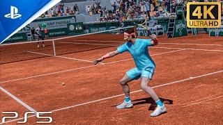 AO Tennis 2  - Nadal vs Kyrgios  Gameplay PS5™ 4K 60FPS