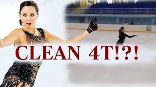 CLEAN QUAD TOELOOP by Elizabeth tuktamysheva??? Yes depending on how you consider the landing