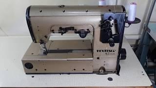 Заправка ниток Текстима распошивальная Textima 8432 kl. #швейная машина #sewing machine