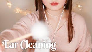 ASMR 솜털귀이개 귀청소 브러싱 노토킹｜Fluffy Ear Cleaning Ear Brushing No Talking ASMR Bonten耳かき