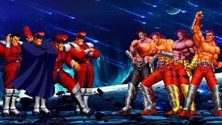 KOF Mugen M. Bison Team vs Krauser Team