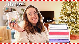 TBR prompt jar picks my December reads 