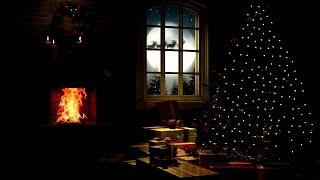 10 Hours Relaxing Christmas Music for SLEEP  SILENT NIGHT 10 HOURS  Peaceful Sleep Cozy Fireplace