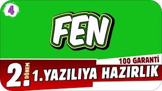 4.Sınıf Fen 2.Dönem 1.Yazılıya Hazırlık  #2023