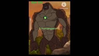 ben 10 alien force top 10 powerfull aliens  ben 10x #shorts #viral #trending #shorts