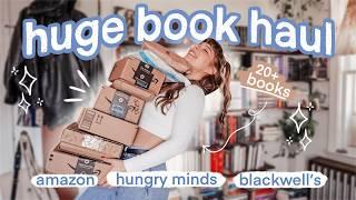 HUGE Book Haul  20+ books  Blackwells + Amazon + Hungry Minds