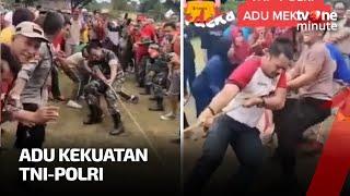 Saat TNI-Polri Adu Kekuatan Tarik Tambang Siapa Menang?  tvOne Minute