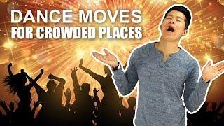 3 Basic Dance Moves for CROWDED PLACES  Easy casual moves for guys