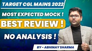 SSC CGL MAINS 2022  Most Expected Questions By Abhinay Sharma  SSC CGL 2023 Tier 2 @ABHINAYMATHS