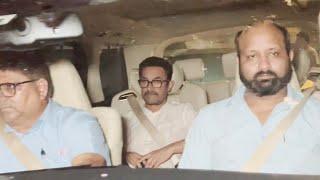 Aamir Khan Ira Khan Nupur Shikhre Fatima Sana Shaikh leaving from Reena Dutts House