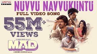 Nuvvu Navvukuntu Full Video Song  MAD  Kalyan Shankar  S. Naga Vamsi  Bheems Ceciroleo