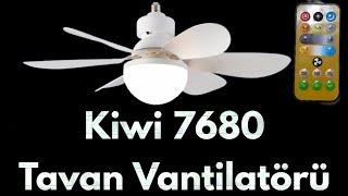 799 TL A101 Kiwi 7680 Kumandalı Işıklı Tavan Vantilatörü İncelemesi