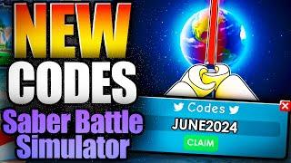 Saber Battle Simulator CODES - ROBLOX 2024