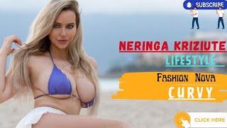 Beautiful Neringa Kriziute Curvy Model & Plus Size Wiki-Body Positivity-Instagram Star-Fashion & Bio