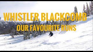 Whistler Blackcomb  BEST groomed runs with trail map #intermediate #whistlerblackcomb