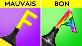 PROFESSEUR BON vs MAUVAIS  Le défi ultime des astuces décole  Idées de farces drôles par DrawPaw