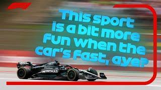 Mercedess Delight And The Best Team Radio  2023 Spanish Grand Prix  Paramount+