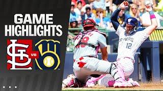 Cardinals vs. Brewers Game Highlights 51224  MLB Highlights