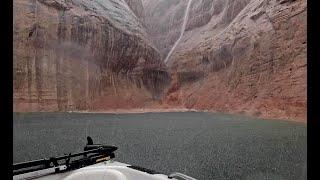 Lake Powell Flash Flood June 21 2024 WATERFALLS