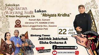 LIVE WAYANG KULIT DALANG KI ANOM DWIJOKANGKO S.Sn ABIYASA KRIDHA BT. ELISHA O A & DUO JO