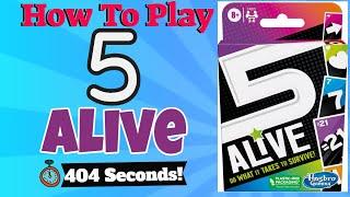 How To Play 5 Alive