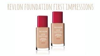 Revlon Age Defying Foundation First Impressions  PRETTYWILDTHINGS