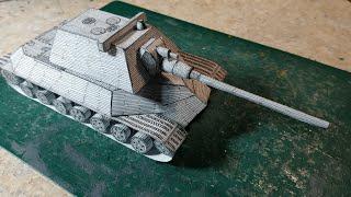 Building O-100 Fake Soviet Heavy Tank #papercraft #fypシ #worldoftanks #meme