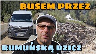 Poniszczone drogi po powodzi zamek Korwina i droga na Rumuńską transalpinę.