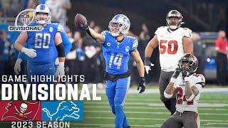 Tampa Bay Buccaneers vs. Detroit Lions Game Highlights  NFL 2023 Divisional Round