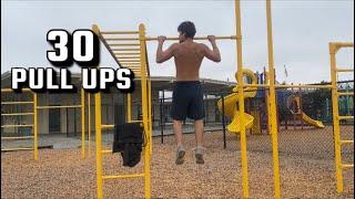 Attempting To Do 30 Pull Ups