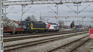 EP Cargo Vectron i Beacon Taurus ulaze u Dugo Selo sa teretnim vlakom