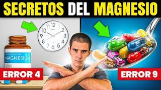 ¡10 ERRORES MAGNESIO️REVELADO Cómo tomar MAGNESIO CORRECTAMENTE