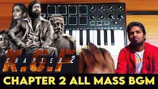 KGF - Chapter 2  All Mass Bgm By Raj Bharath  Yash  Ravi Basrur  Prashanth Neel