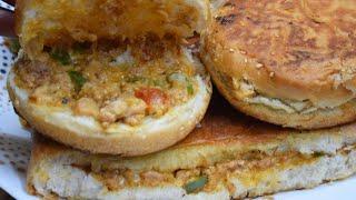 Chicken Cheesy Pao Recipe  chicken sliders recipe  झटपट बन जाने वाली बच्चों की टिफिन रेसिपी