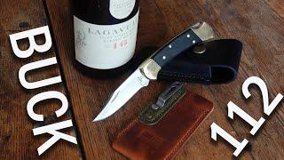 Buck 112 Knife Review Lynch Leather Knife Slip Give Away Info