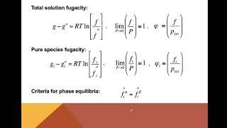 Fugacity