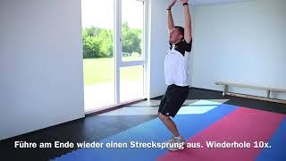 Fitnessfriday- Raupengang  Strecksprung