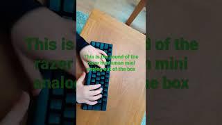 razer huntsman mini analog sound test out of the box