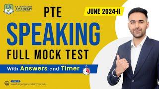 PTE Speaking Full Mock Test with Answers  June 2024-II  LA Language academy PTE NAATI IELTS