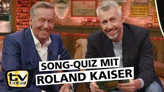 Song-Quiz total Erkennt Roland Kaiser seine Lieder?  TV total  Online Exclusive